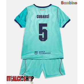 Barcelona Pau Cubarsi #5 Terza Maglia Bambino 2026-27 Manica Corta (+ Pantaloni corti)